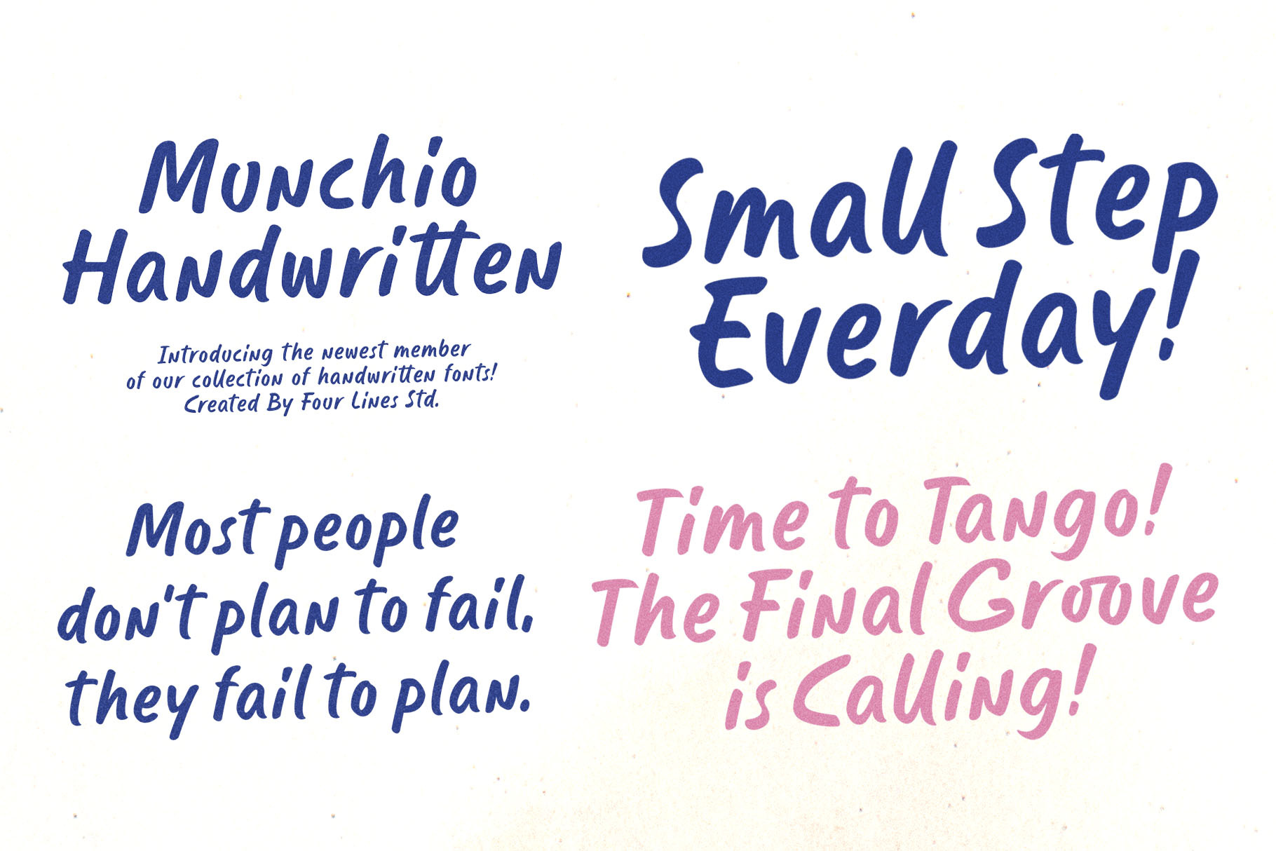Munchio – A Handwritten Font circut font