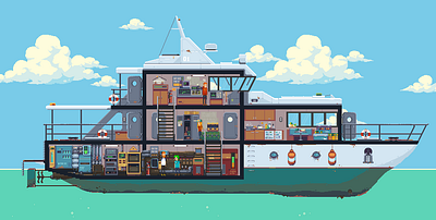 Game concept game pixel art