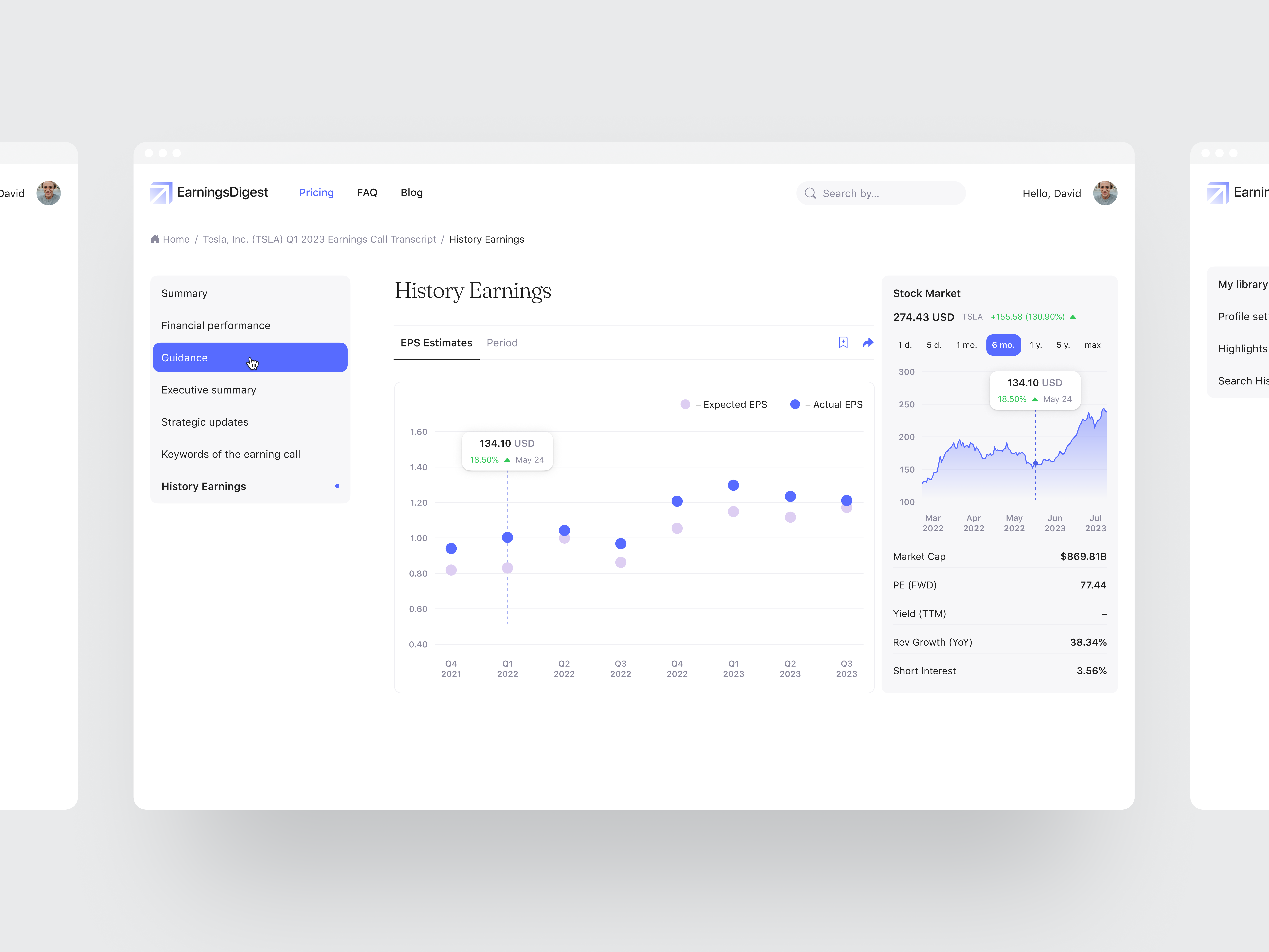 Example of UX/UI Design for an AI-powered Fintech SaaS Web App (B2C)