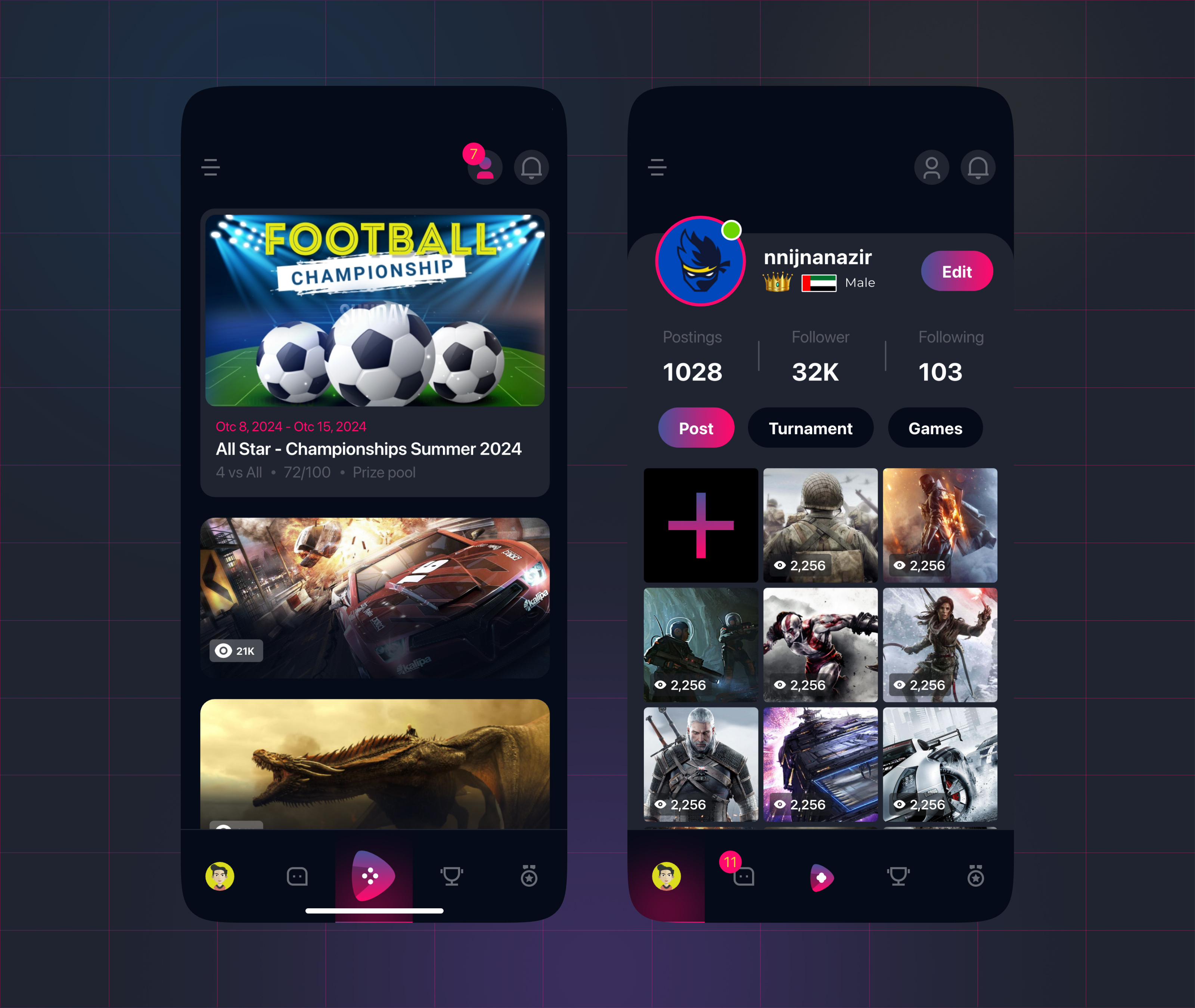 Yalla Game UI/UX Design gamedesign gameuiux ui ux