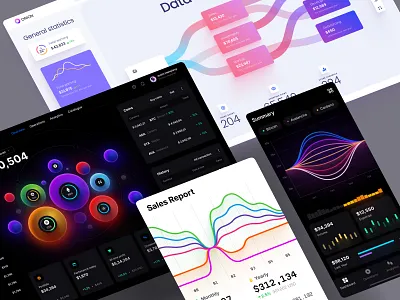 Orion UI KIT chart dash dashboard dataviz design desktop illustration infographic statistic tech template ui
