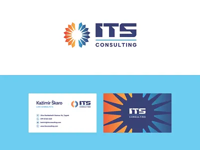 HVAC - ITS Abstract Logo Design #1 abstract air conditioning air conditioning logo cooling cooling logo heating heating logo hvac hvac logo its its logo letter logo logo design modern