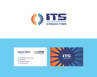 HVAC - ITS Abstract Logo Design #1 abstract air conditioning air conditioning logo cooling cooling logo heating heating logo hvac hvac logo its its logo letter logo logo design modern