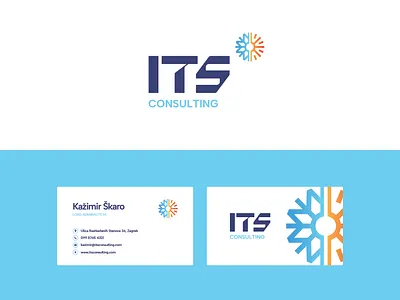 HVAC - ITS Abstract Logo Design #2 abstract air conditioning air conditioning logo brand identity cooling cooling logo heating heating logo hvac hvac logo its its logo logo logo design modern