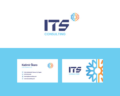HVAC - ITS Abstract Logo Design #2 abstract air conditioning air conditioning logo brand identity cooling cooling logo heating heating logo hvac hvac logo its its logo logo logo design modern