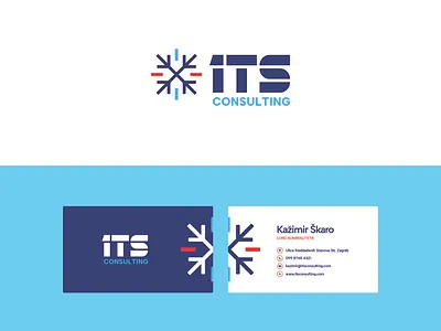 HVAC - ITS Abstract Logo Design #3 abstract air conditioning air conditioning logo brand identity cooling cooling logo heating heating logo hvac hvac logo its its logo logo logo design modern