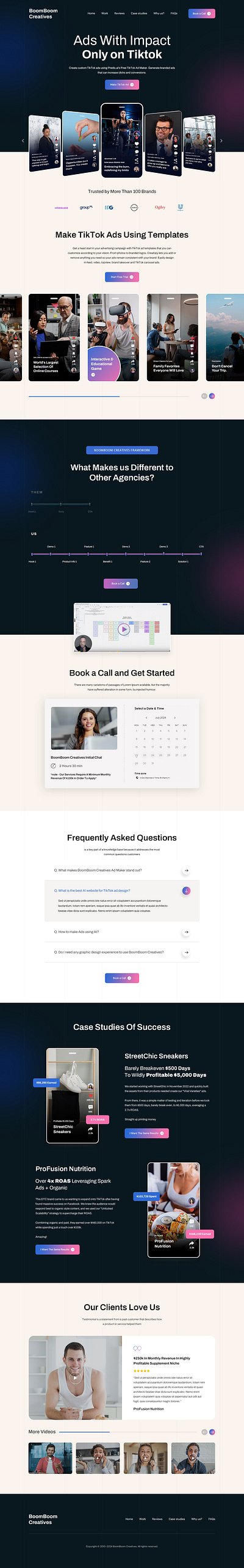 Boom Boom Creatives-Impact on Tiktok design designs ui uidesign uidesigns uiux