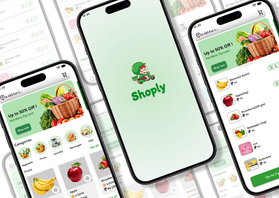 Grocery App Redesign app redesign clean ui dribbble e commerce figma food delivery app grocery grocery app grocery shopping mobile shopping mobileapp online shopping shopping app ui uiux