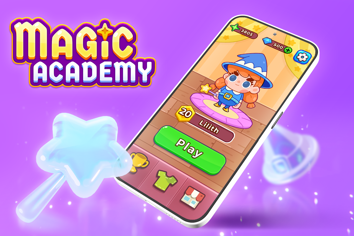 Magic Academy🪄- Mobile Game design design game gameart illustration mobilegame ui