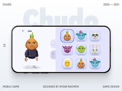 Chudo — Mobile games builder game design gui mobile game mobile ui uxui design