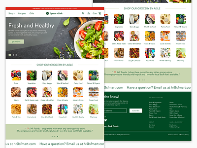 Grocery store - Welcome page grocery main page store