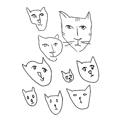 Mock-up album cover characters drawing graphic design hand drawn illustration pen scan