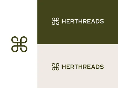 HerThreads - Women Apparel Letter H Loop Logo Design abstract brand identity letter letter h letter h logo letters logo logo design loop loop logo modern thread thread logo