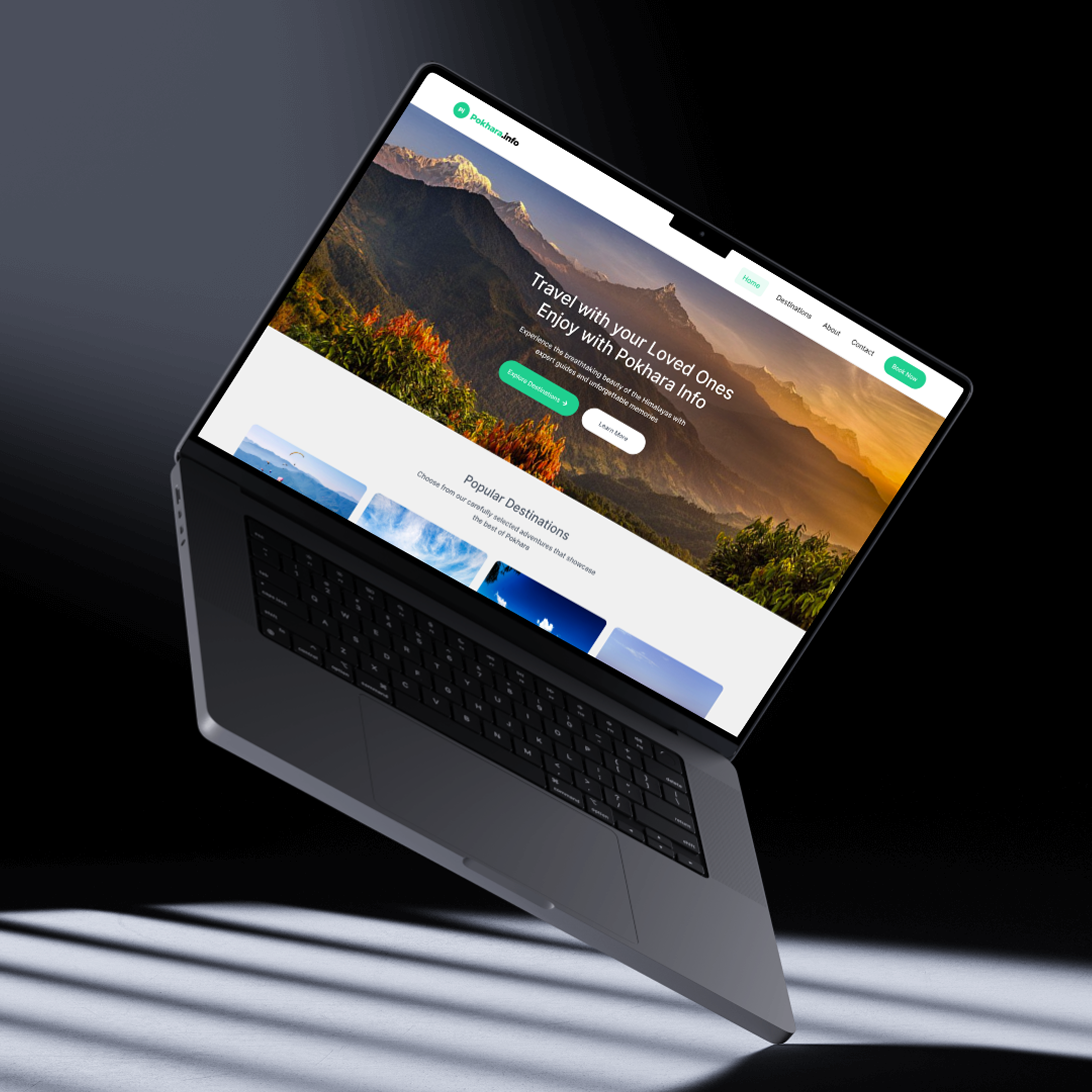 Trekking Traveller Website Design UI! figma ui uidesign userexperiencedesign userinterface ux uxdesign webdesign websitedesign