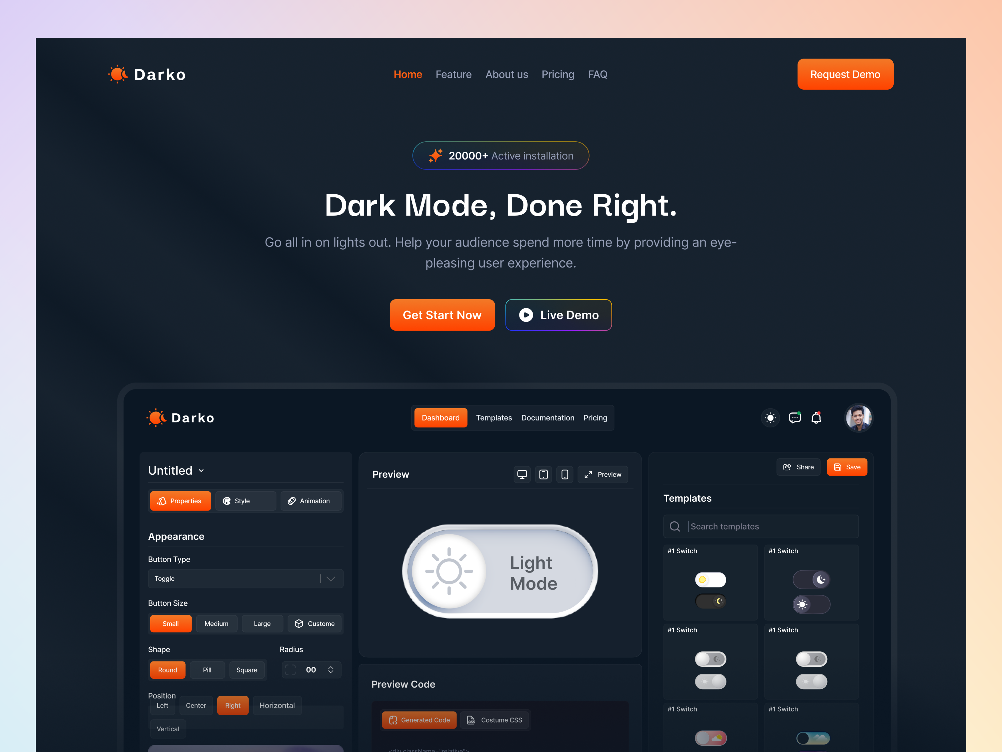 SaaS Landing Page design designtools figma landingpage minimal modern tools plugin landing page productdesign saas saas landing page software landing page tools landig page ui uidesign ux uxdesign webdesign wordpress plugins