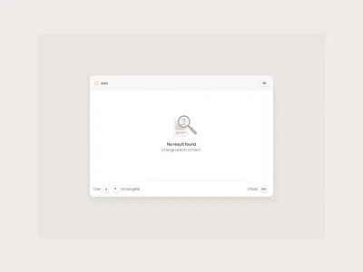 CMD + K - Empty state app dashboard design empty state product design ui uiux