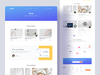 Blogi Website blog blog card blog design blog landing page blog mobile blog ui blog web blog website blogs blogsite clean web design creative blog directory directory listing landing page marketing page minimal blog popular 2023 trendy blog uiroll