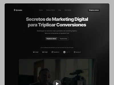 Landing page VSL Marketing Digital canva closer coach courseonline digitalmarketing hotmart landing landing page landingpage marketing marketing digital paginadevenda paginadeventa video vsl