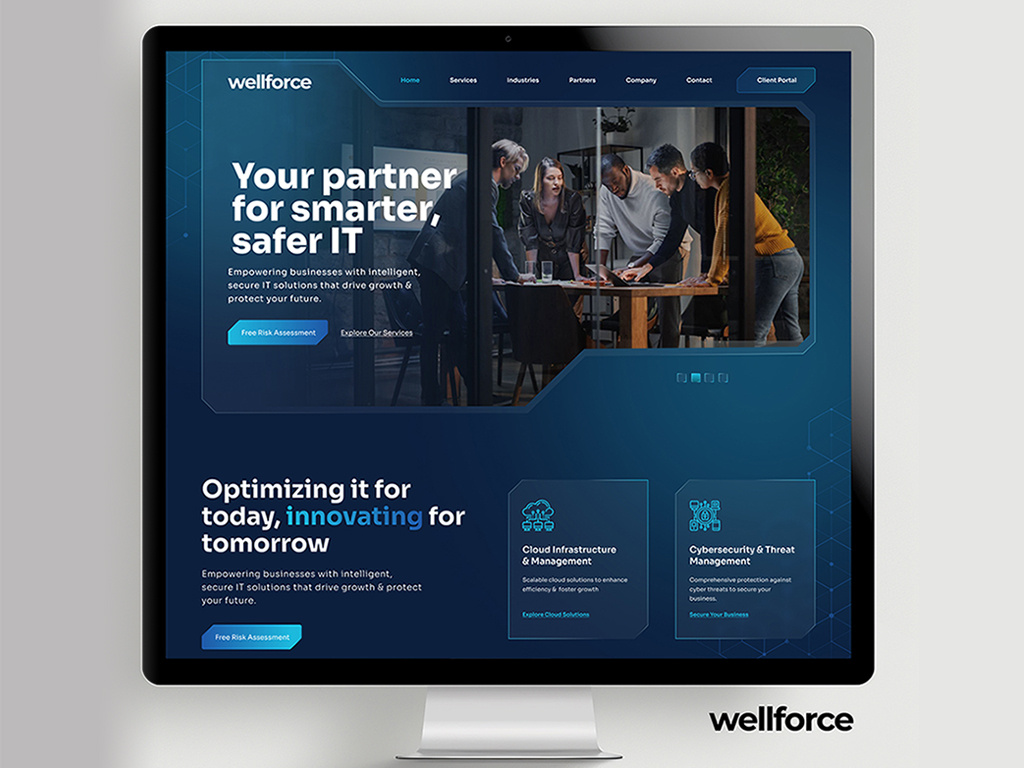 Example of Website Design + Development