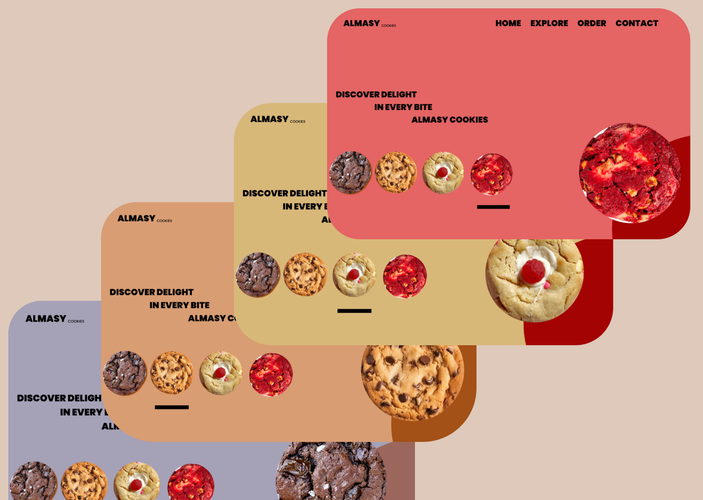 Example of Almasy Cookies | Smart Animation UI