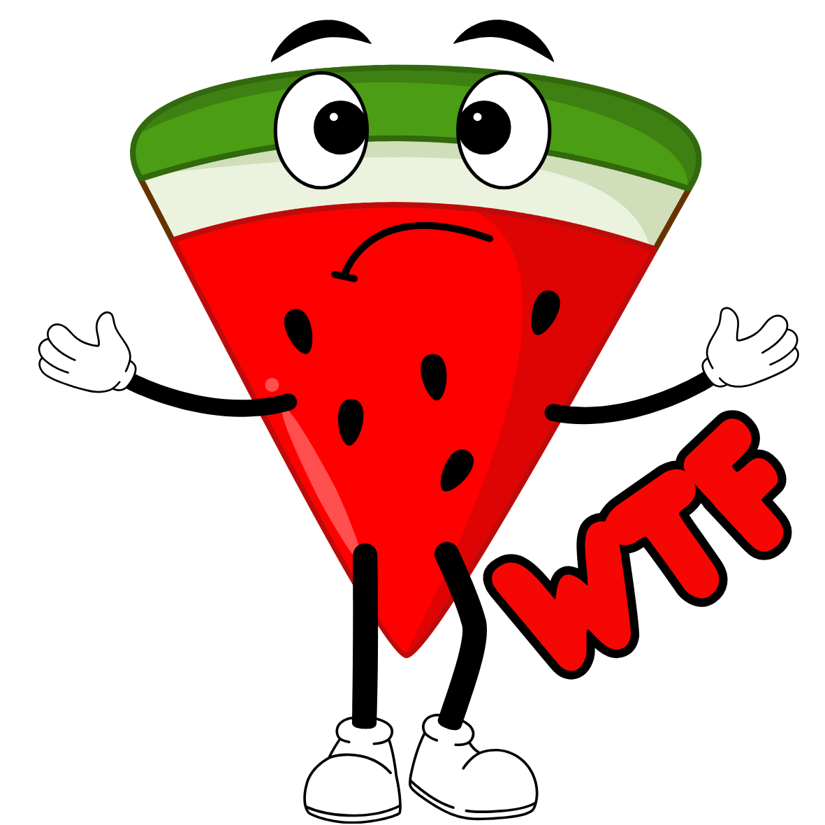 Example of 6 Stickers Of Watermelon