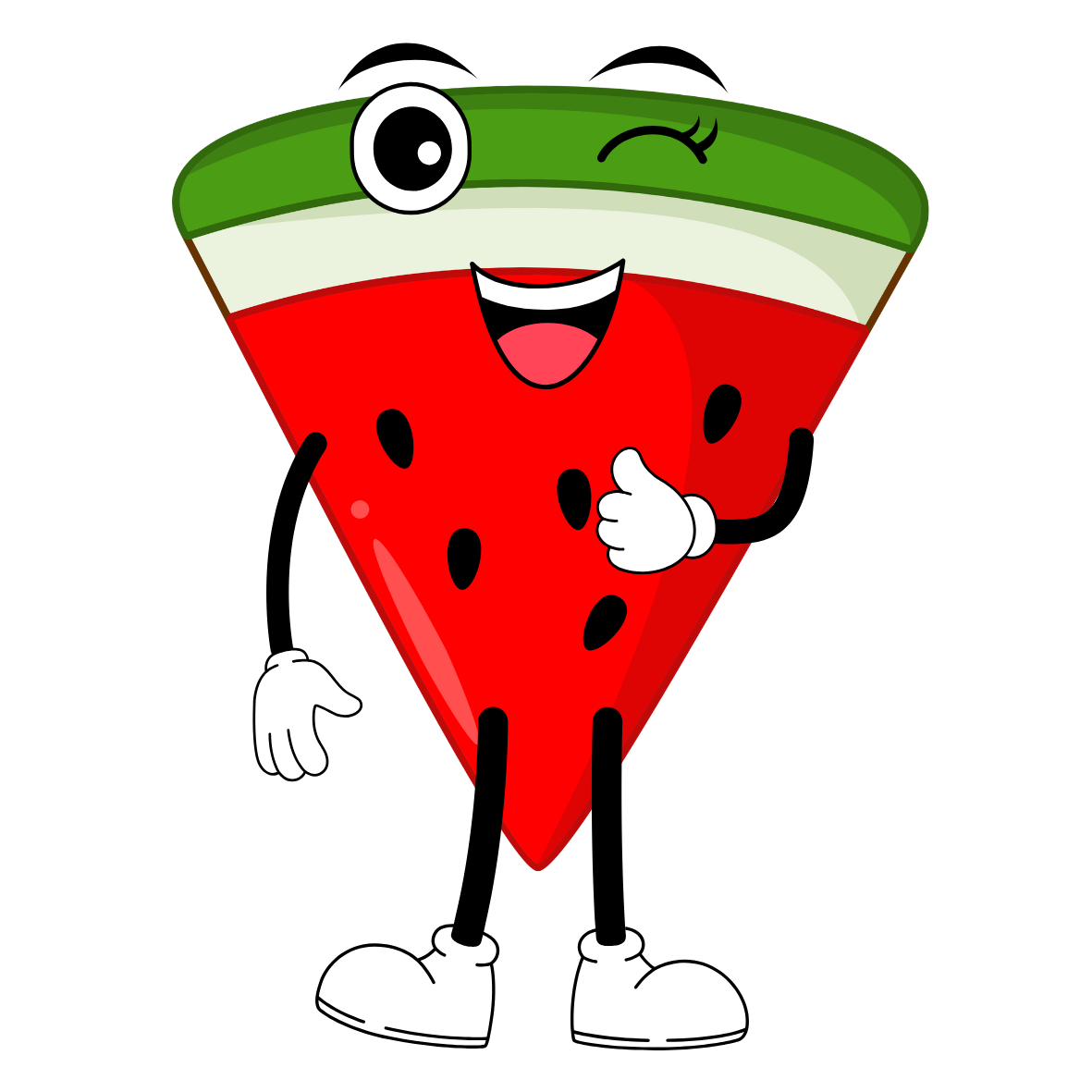 Example of 6 Stickers Of Watermelon