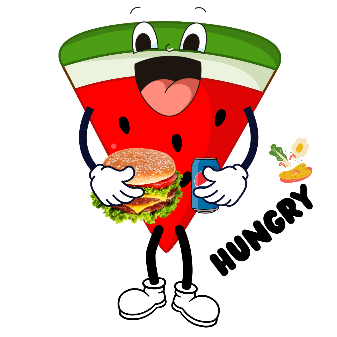 Example of 6 Stickers Of Watermelon