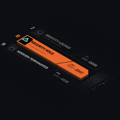 Security FUI figma film fui futuristic game gameui gui hud ui ux