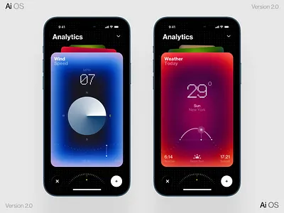 AI Analytics ai dashboard data homepage illustration interface ios iphone mobile os