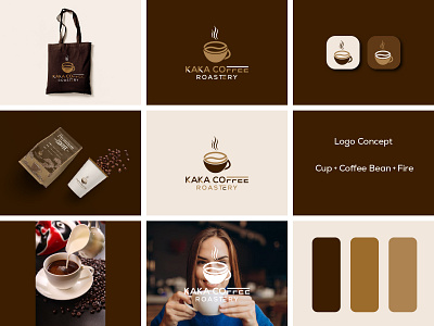 Coffee Shop Logo | Cafe logo | Coffee Bean Logo Design bran identity brand book brand kit branding branding logo cafe logo coffee bean coffee cup coffee shop design gradeint iconic identity illustration logo logo design modern restaurant logo