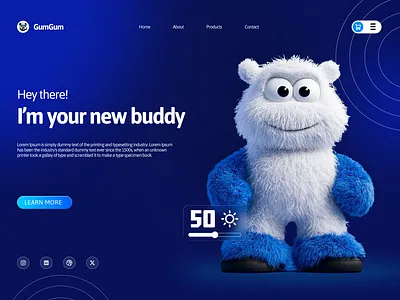 Meet GumGum branding graphic design landing page design poster design ui uiux