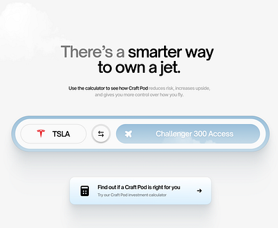 Smarter way to own a jet ai app design ui ux