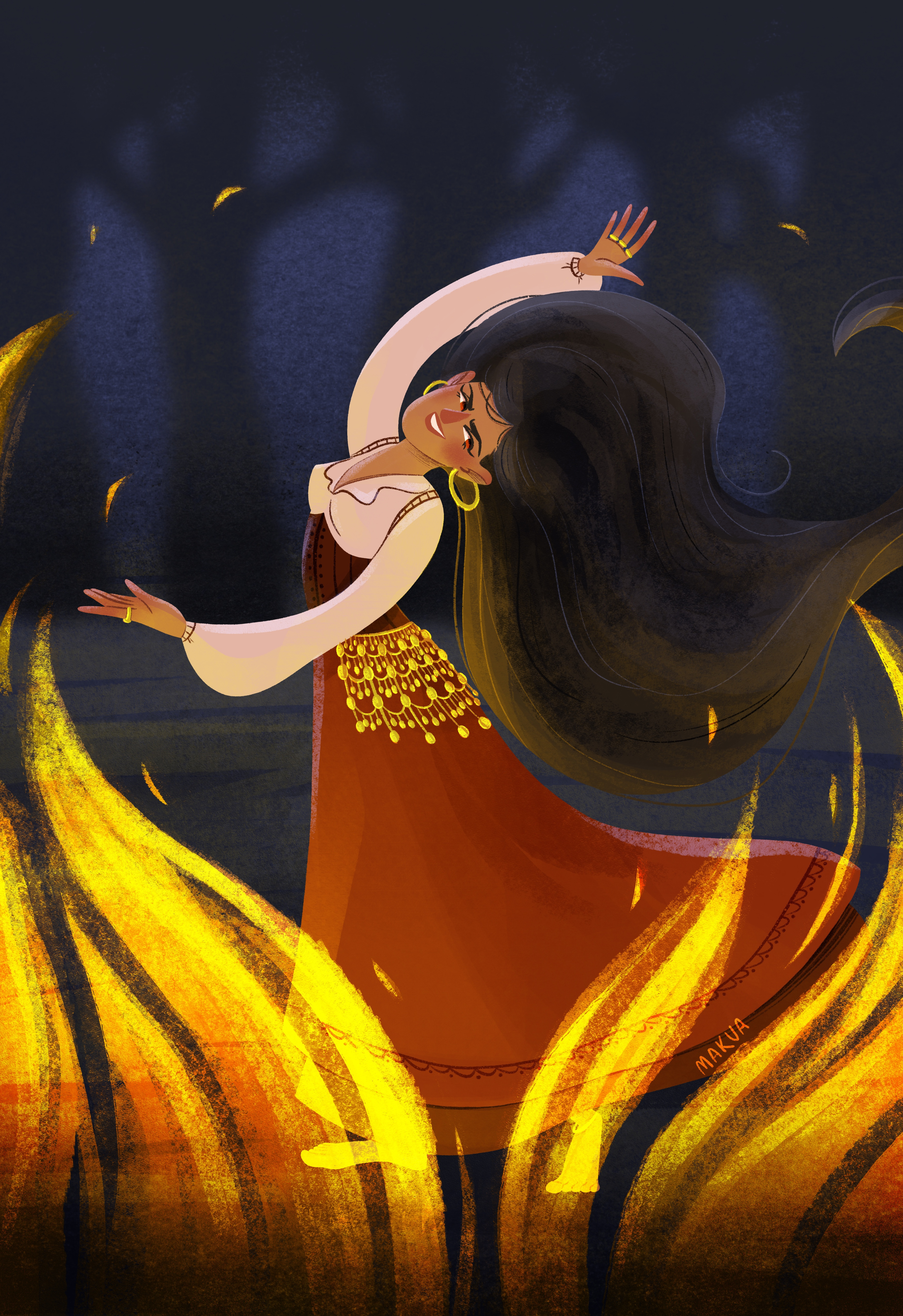 The witch ✨🔥 book illustration cartoon character character character design childrens illustration girl illustration illustration