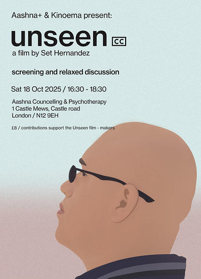 UNSEEN movie poster design graphic design illustration poster