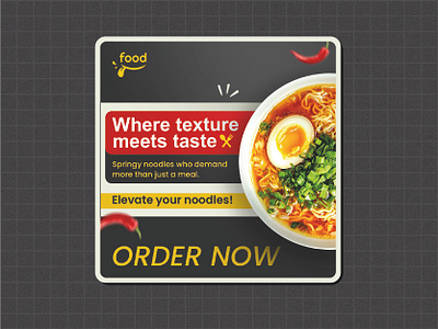 Social Media Posts ⁕ Restaurant Post ad brand product poster branding facebook ad facebook ads food post design graphic design illustration instagram post instagram templates marketing product post design meherajopu noodels perfuem poster design product post design resturent resturent post social media post squre post