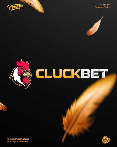 CluckBet bet brand casino cluck crypto design fight rooster graphic design illustration logo rooster