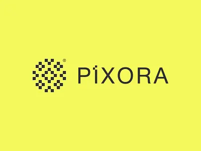Pixora design logo
