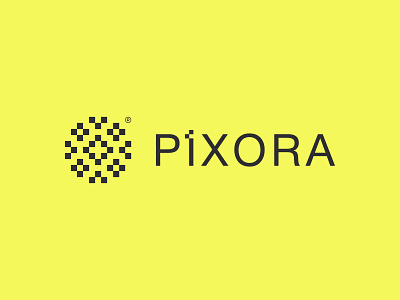 Pixora design logo