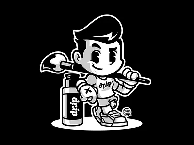 Phil the Shoe Customizer Mascot ambigram brand characters caricature cartoon logo character logo illustrator logo design mascot mascot design mascot designer mascotdesign retro mascot shoe customizer shoe customs sneaker culture sneakerhead