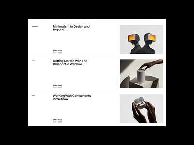 The Blueprint - Blog 08 Section minimalism