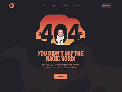 Nuh uh uh...You didn't say the magic word