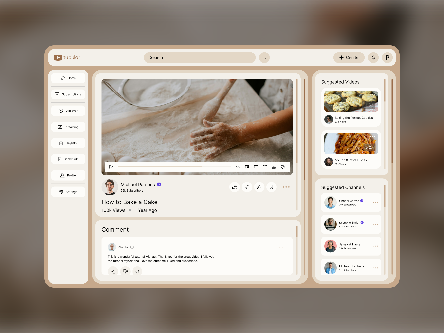 Example of Digital Product User Interface Design