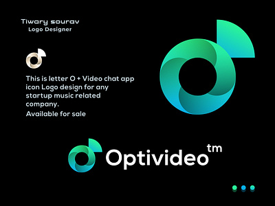 Play or video chat app icon Logo chat logo letter ovideo chat logo logogrid logomark logos logotipo modern music company optivideo logo play play icon playing startup business video chat video icon video logo videography videography logo visual logo