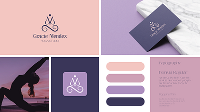 Gracie Mendez | Yoga Logo and Visual Identity fitness