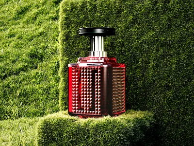 ZAGA SELVAGGIO cinema4d nature noai perfume product vray