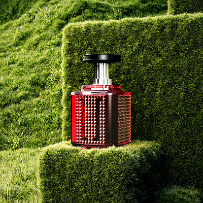 ZAGA SELVAGGIO cinema4d nature noai perfume product vray