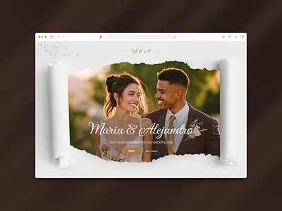 UI/UX Design for Wedding Landing Page | RSVP & Guest Experience landing page design responsive design uiux design visual design web prototyping