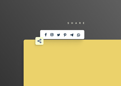 #Daily UI 010 | Social Share graphic design interface share button share icon ui design