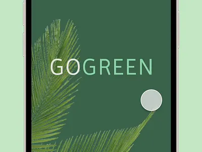Onboarding of a plant care app mobile app ui