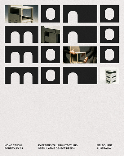 Design Exploration - MONO Studio architecture branding design experimental graphic design graphics illustration interaction interior design logo object design typography ui ux visual design visual identity